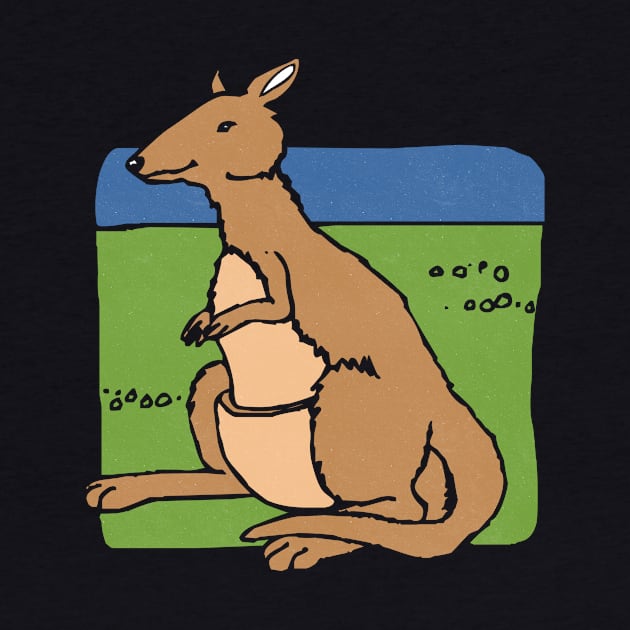 Kangaroo by AnKa Art